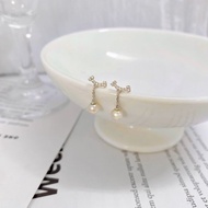 14K | 微笑鍊珍珠_耳環