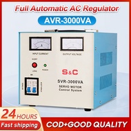 S&C  Automatic Voltage Regulator AVR/SVR 3000 VA  Servo Motor Type 3KVA AVR Time Delay Power