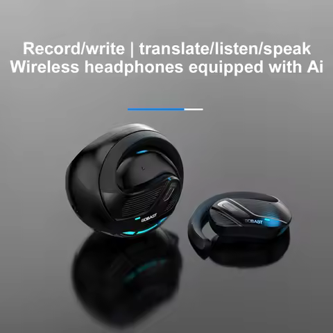 Translator Earbuds Bluetooth-Compatible 5.4 Real-Time Instant Translation Earbud Smart Translate Hea