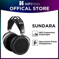 หูฟังแบบมีสายสเตอริโอ HIFIMAN SUNDARA แบบครอบหูขนาดใหญ่แบบแบนแม่เหล็ก HiFi สำหรับสตูดิโอและออดิโอไฟล
