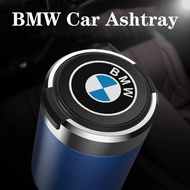 Car Ashtray Sealed Smoke-free Box With Blue LED Light Suitable For BMW G20 G30 G38 X1 X2 X3 X5 3  5 Series Auto Accessories