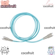 COCOFRUIT OM3 Fiber Optic Cable, SC/UPC To SC/UPC Multimode Duplex Fiber Patch Cord, Fiber Jumper Co