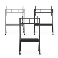 Inch-person TV mobile conference education cart with floor-standing letter-shaped stand42-100All-in-