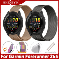 For Garmin Forerunner 265 สาย นาฬิกา สมาร์ทวอทช์ สายนาฬิกา Milanese วัสดุ สแตนเลสสตีล For Garmin Forerunner265 สาย สายนาฬิกาข้อมือสำหรับ Replacement watchband Accessories