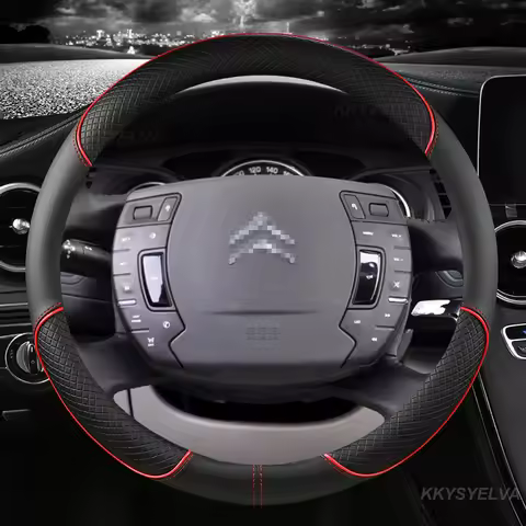 For Citroen C1 C2 C3 C4 C5 C4L Berlingo C4 PICASSO C5 AIRCROSS Car Steering Wheel Cover Microfiber L