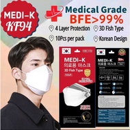 MR ING I Medi-K KF94 Mask Korean 3D Medical Mask (10pcs)