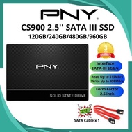 PNY SSD 120GB/240GB/480GB/500GB/960GB/1TB CS900 2.5" SATA-III Internal Solid State Drive