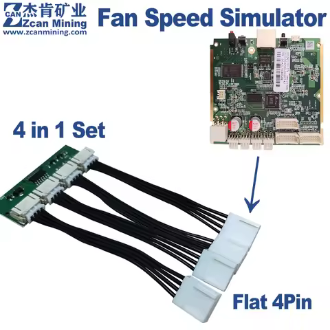 Iceriver KS1 KS2 KS3 KS3M KS3L Fan Speed Simulator 4Pin Antminer Fan Speed Emulator ElphaPex DG1 DG1