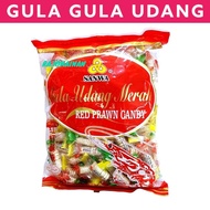 Sanwa Red Prawn Candy Gula Gula Udang Merah Crisp Peanut Candy Kacang