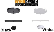 Wynn Design 50cm Long Based 30cm Round Based 10cm Single Based Black and White (Based Only)