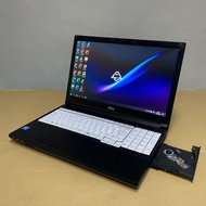 โน๊ตบุ๊คมือสอง มีไวฟายในตัว/กล้องหน้า/บลูทูธ Notebook Fujitsu A577/S Celeron 3865U15.6" วินโด้10พร้อ