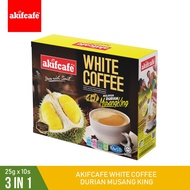 Akifcafe 3 in 1 White Coffee Durian Musang King (25g X 10 Stick)