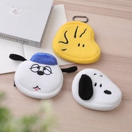 Peanuts史努比絨毛造型零錢包-Snoopy Olaf Woodstock 隨身小物包