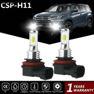 H11/H8/H9 LED Đèn sương mù CANBUS không có lỗi bóng đèn 6000K Trắng Đèn Đi Sương mù xe ô tô đèn sươn