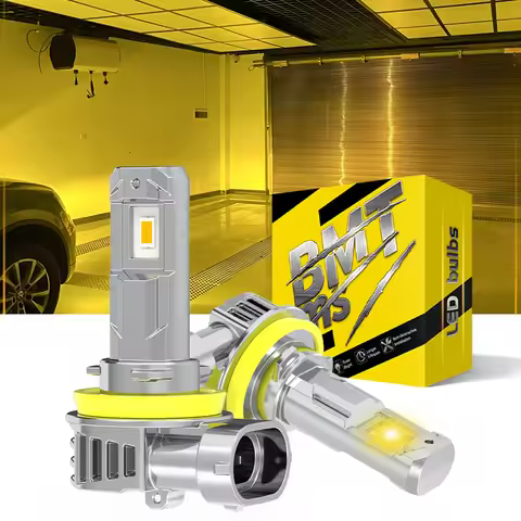 BMTxms 20000LM H11 H8 LED Fog Light Amber Yellow White Canbus DRL Bulb H16 PSX24W 9005 HB3 9006 HB4 