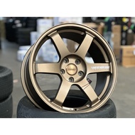 NEW 18X8.5J NK Performance TE37 Rim (set of 4) Bronze 5X112 for Mercedes GLA VW Passat Tiguan Audi Q