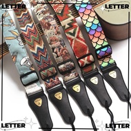 LET Ukulele Strap Durable Sling With Hook Ethnic Style Adjustable Belt