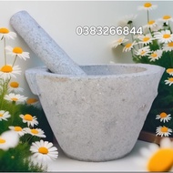 Mortar And Stone Pestle 29cm Wide