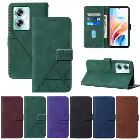 Flip Wallet Magnetic Leather Case For OPPO A98 A96 A95 A94 A93 A92 A80 A79 A78 A77S A77 A76 A74 A72 