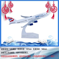 Simulation Airplane Model Boeing B747 International Aircraft Alloy Aircraft Model 737 Collection Orn