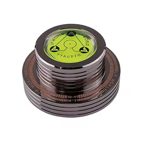 YYAUDIO Premium LP Record Player Stabilizer - Alloy Steel, 50Hz Compatibility - Enhance Your Vinyl L