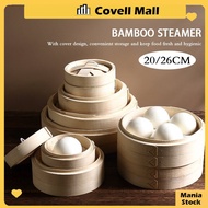 Bamboo Steamer for Siomai Bamboo Steamer with Cover Set Household Steamed Buns Steamers