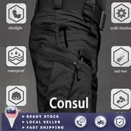 IX7 Tactical Pants Outdoor Men's Pants Multi-pocket Overalls Pants Waterproof Leisure Cargo Pant for