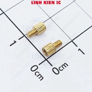[50 Pieces]- M2 Male-Female Copper Pillar 3mm Long Linhkien IC