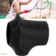 NG1ZX 2pcs Tennis Racket Grip Corrector, Silicone Anti-Slip Grip Trainer Aid, Training Equipment Bla