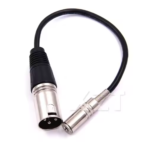 1pcs High Speed 3.5 XLR Audio cable 3.5mm Female XLR Male Audio Line 3P XLR CANNON 3pin AUX Line Wir