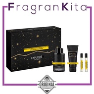 MB Explorer Extreme Giftset (100 ml Parfum + 100 ml Shower Gel + 2 units 10 ml Travel Spray Parfum)