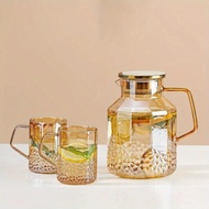 BOUSSAC Heat Resistant Glass Water Jug 1.8L with 2 Cups - BSS18
