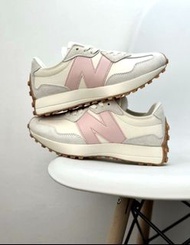 New Balance 327 舒適時尚 跑步鞋 灰粉