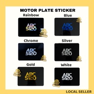 NO PLATE STICKER MOTOR/NUMBER PLATE MOTOR/PLATE MOTOR/MOTOR PLATE STICKER