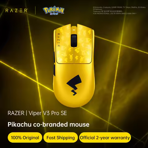 Razer Pokémon Pikachu Co-branded Viper V3 Pro Professional Edition SE Wireless Gaming Mouse