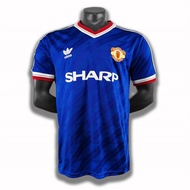 MU Third Retro Jersey 86-87 Vintage Football Jersey