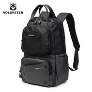 Casual Backpack Men Large-Capacity Canvas Travel Bag Men's Computer Bag Middle School Students Schoo