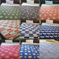 ผ้าห่มสาลู 😉 ผ้าสาลูญี่ปุ่น สีพื้น ลวดลายการ์ตูน หลากสี(150*200) cm ขนาด 5 ฟุต ถักทอ 3 ชั้น วินเทจ
