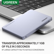 UGREEN M. 2NGFF to SATA Portable Hard Drive Box For Laptop External Mechanical Solid State SSD 2.5in