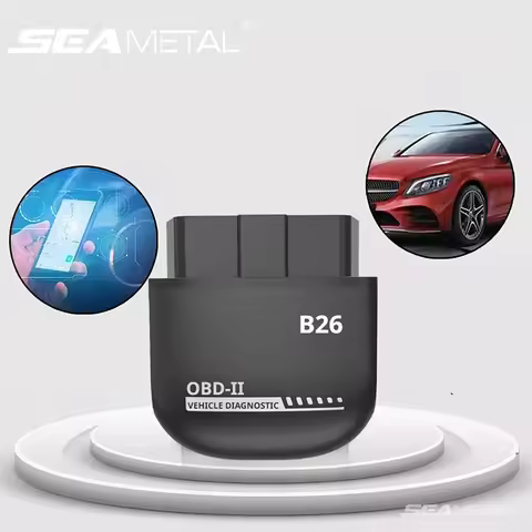 SEAMETAL BT5.1 V1.5 Auto OBD Code Reader Scan Tool Car Scanner Diagnostic-Tool Supports 9 Protocols 