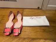 (二手） Roger Vivier （RV平底鞋） Flats trompette Dorsay