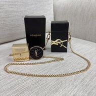 YSL 專櫃化妝袋(黑色)套裝包鏈包安裝