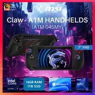 MSI Claw A1M-045MY(Intel Core Ultra 7 processor/7" FHD (1920 x 1080)/IPS/Intel Arc Graphics/1TB/16GB/W11/1Y)HANDHELDS