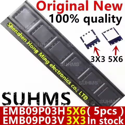 (5piece)100% New EMB09P03H EMB09P03V B09P03 QFN-8