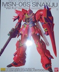 包郵 mg unicorn 新安州 水貼 ver. ka 卡版 sinanju  unicorn  獨角獸  新安洲 新自護 馬沙 紅彗星 夏亞 neo zeon gundam  1/100 zaku