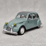Delpr 1/43 French Citroen 2CV Classic Car Two-Door Car Alloy Car Model Inventory Car Model