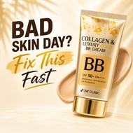 [3W CLINIC] Collagen & Luxury Gold BB Cream 50ml Natural Coverage Glow Moisturizing BB Cream Korean 