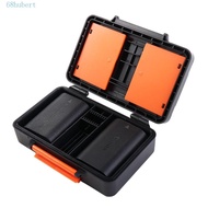 HUBERT Camera Battery Storage Case Cards Accessories Protective Case Memory Card Cases Plastic Storage Case SD Card Holder Camera Supplies Battery Storage Box