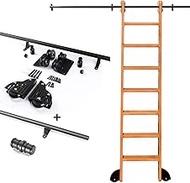 3.3ft-20ft Sliding Ladder Library Full Set Rolling Track, Rolling Library Ladder System Rail Hardwar