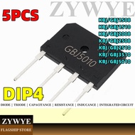 5pcs GBJ1508 GBJ1510 2508 GBJ2510 GBJ3510 GBJ5010 Rectifier Bridge Flat Bridge KBJ1508 KBJ1510 KBJ25